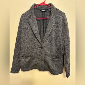 Lands' End Heather Gray Blazer